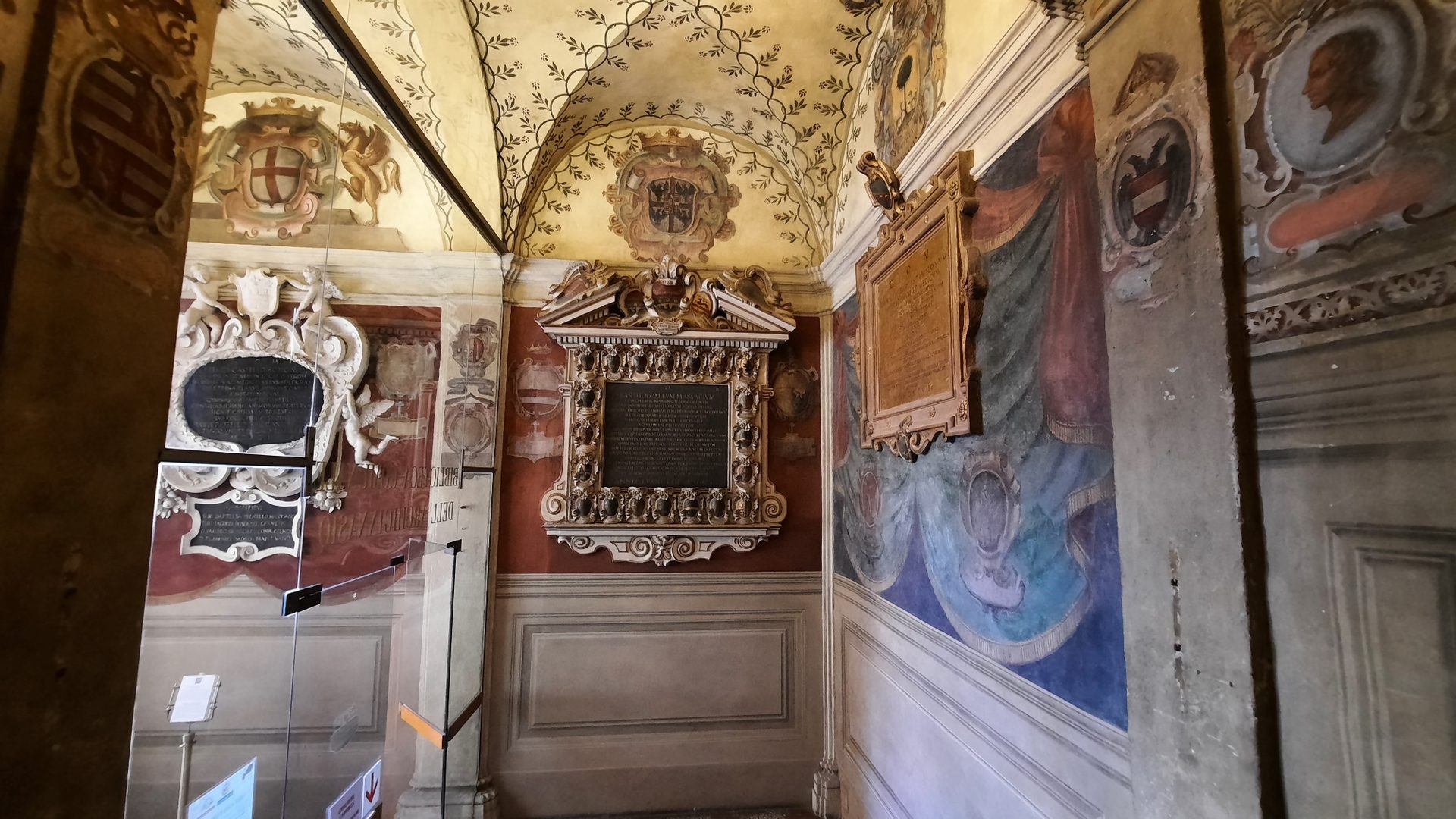 Bartolomeo Massari's memorial tablet, Archiginnasio Palace, Bologna - 01.jpg